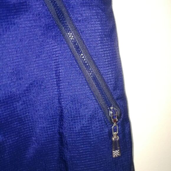 𝅺KANUK Cobalt Blue Waterproof Tapered Rain Pants Size Medium - Picture 4 of 15